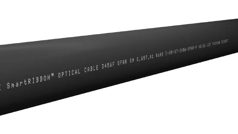 ScaleFibre משיקה כבלי SmartRIBBON™ בתקני OFNR ו‑FT4