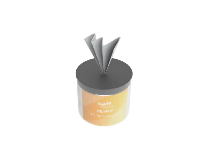 מגבוני ניקוי WipePRO™ ברמה אופטית באריזה קטנה ועמידה (100 יחידות)