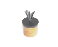 מגבוני ניקוי WipePRO™ ברמה אופטית באריזה קטנה ועמידה (100 יחידות)