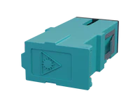 SC Fibre Optic Adapter - Aqua