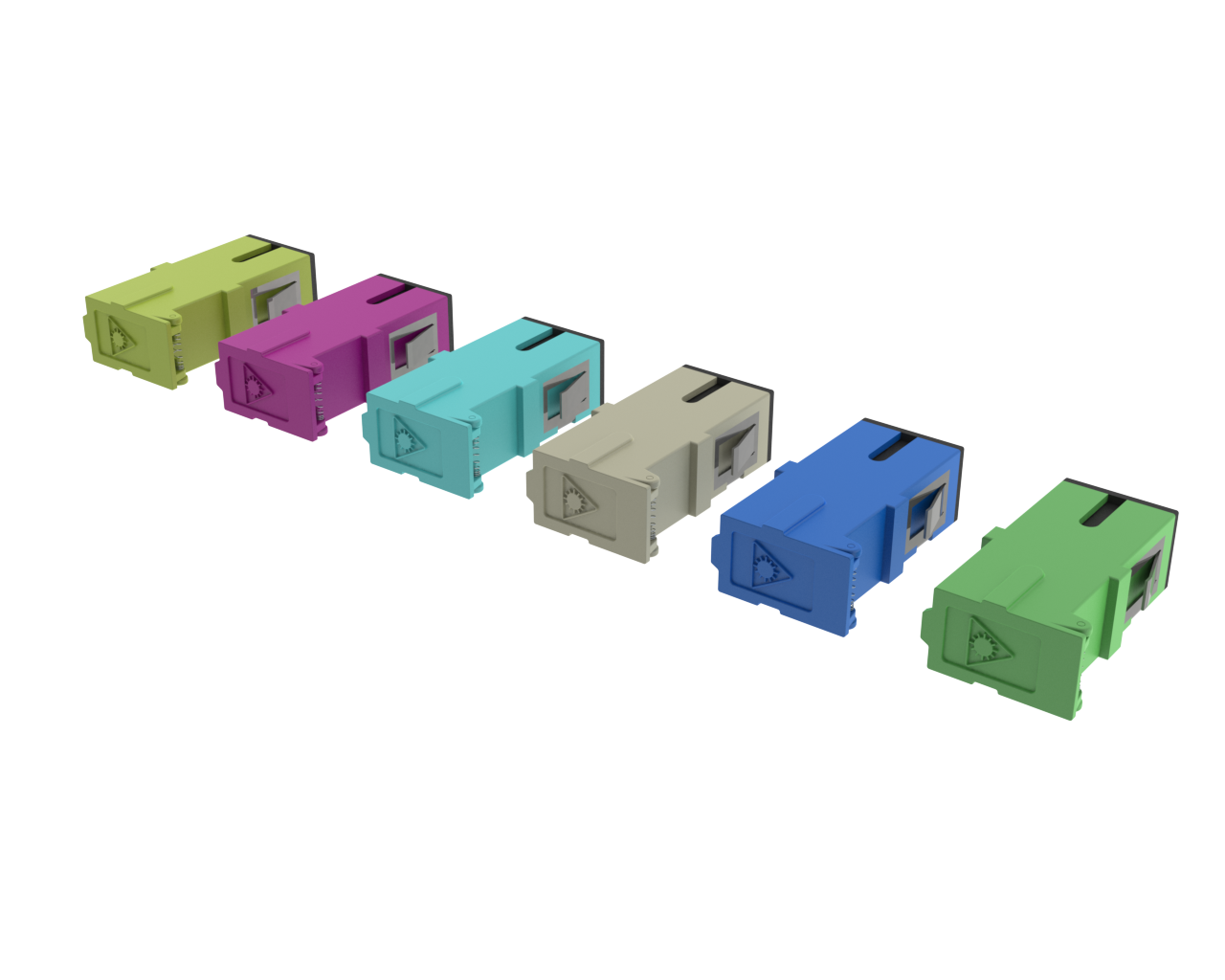 SC Fiber Optic Adapter - Blue