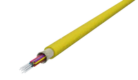 TightBEND™ 12 Fiber Indoor/Outdoor CPR Tight Buffered Cable, Single Mode, Yellow