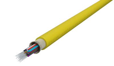 TightBEND™ 24 Fiber Indoor/Outdoor CPR Tight Buffered Cable, Single Mode, Yellow