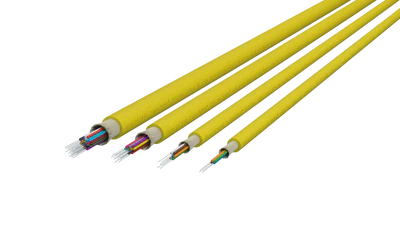 TightBEND™ 4–24 Fiber Indoor/Outdoor CPR Tight Buffered Cable, Single Mode, Yellow