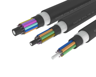 
High Strength Armoured Loose Tube Outdoor Fibre Cable – PE/PA/PE, 72, 96
and 144 Fibre