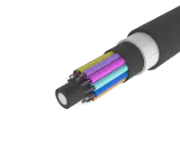 Yüksek Dayanıklı Zırhlı Gevşek Tüplü Dış Mekan Fiber Kablosu – PE/PA/PE,
144 Fiber