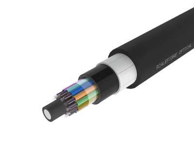 Metalik Olmayan Zırhlı Gevşek Tüplü Dış Mekan Fiber Kablosu – PE/PA/PE
Kılıf, 144 Fiber