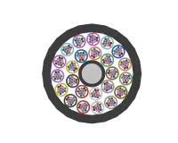כבל סיב אופטי מיני רופף 288F, חתך רוחב