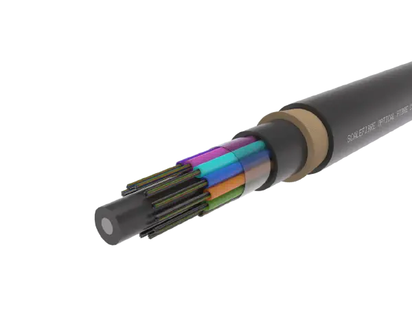 کابل فیبر نوری ADSS با دهانه بلند 72F SkySPAN