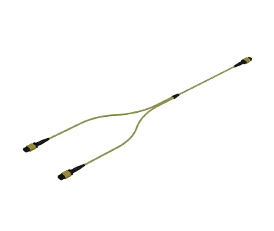 כבל מפצל MPO 1:2 OS2 (שווה ערך ל-NVIDIA MFP7E40)