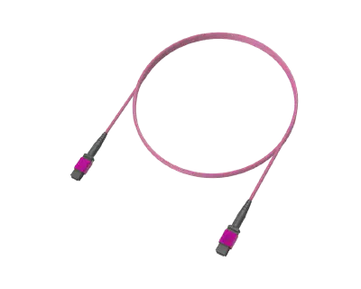 12 Fiber OM4 Çok Modlu MPO(12F) Gövde, Erika Violet