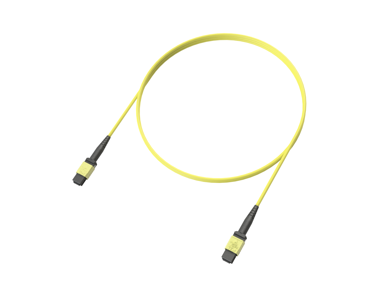12 Fibre Single Mode MPO(12F) Trunk, Yellow