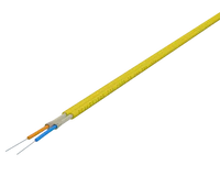 Cable Construction - 2mm Figure-8 Cord Duplex, Single-mode, Yellow
