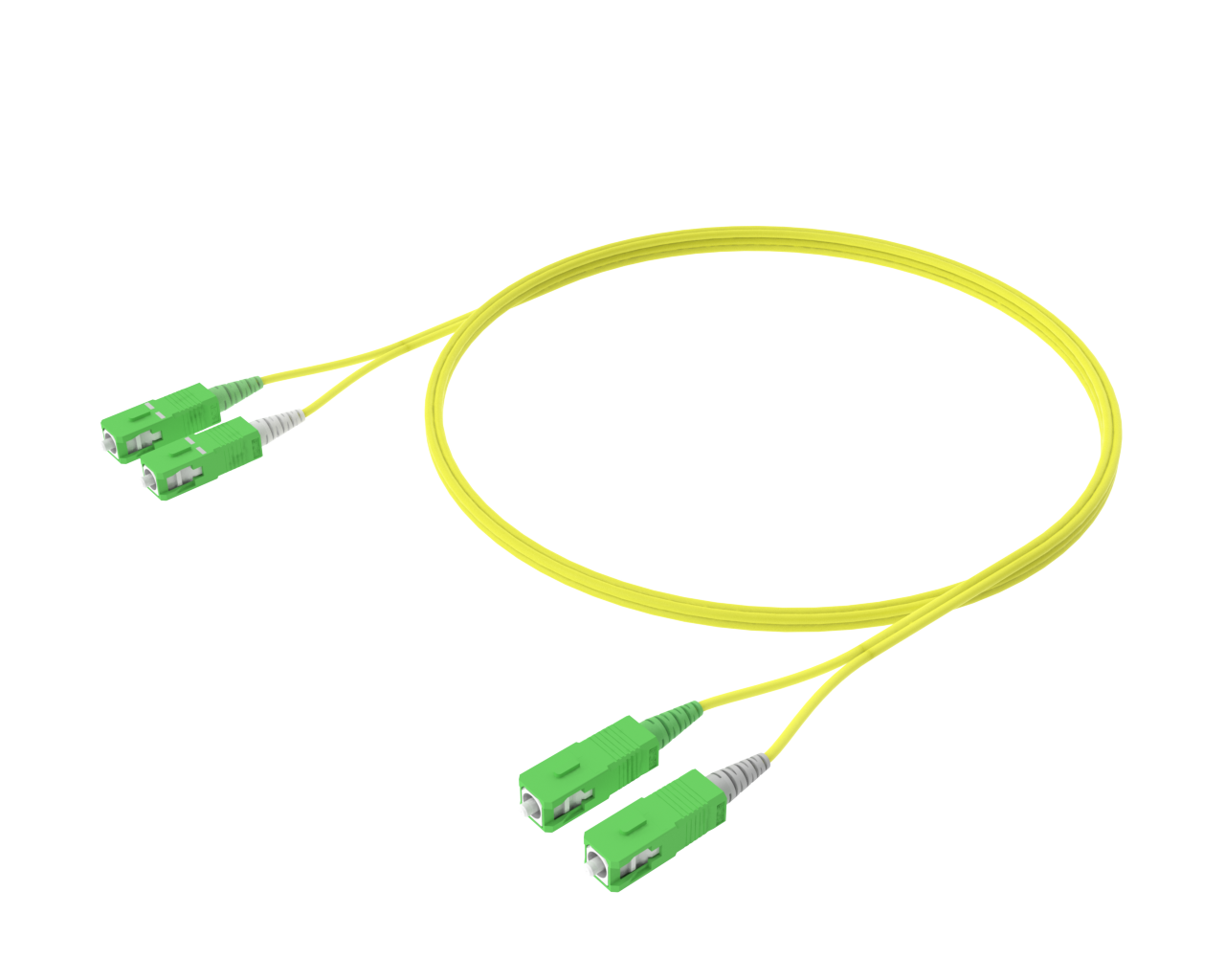 Single-mode Duplex Patch Cord - SC/APC to SC/APC