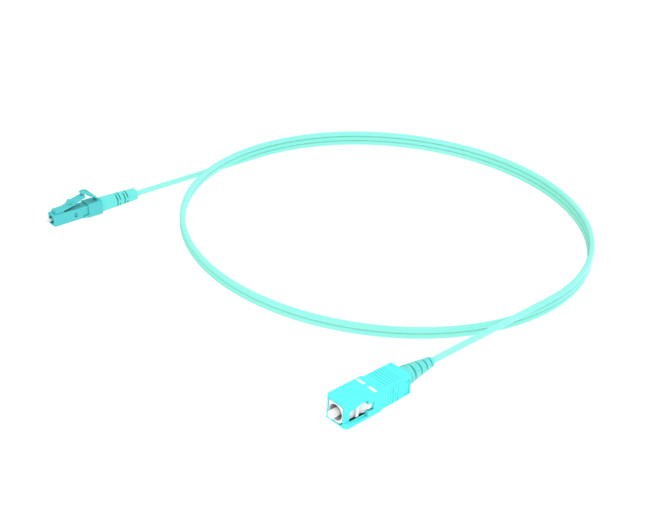 OM4 Simplex Patch Cord - LC/UPC to SC/UPC