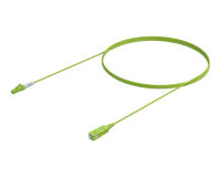 OM5 Simplex Patch Cord - LC/UPC to SC/UPC, Lime Green