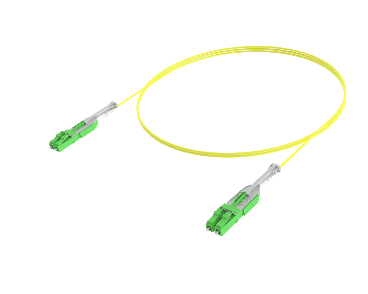 Single-Mode Single Cord Duplex Patch Cord - LC/APC to LC/APC