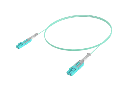 כבל תקשורת דופלקס עם חוט יחיד OM4 - LC/UPC ל-LC/UPC