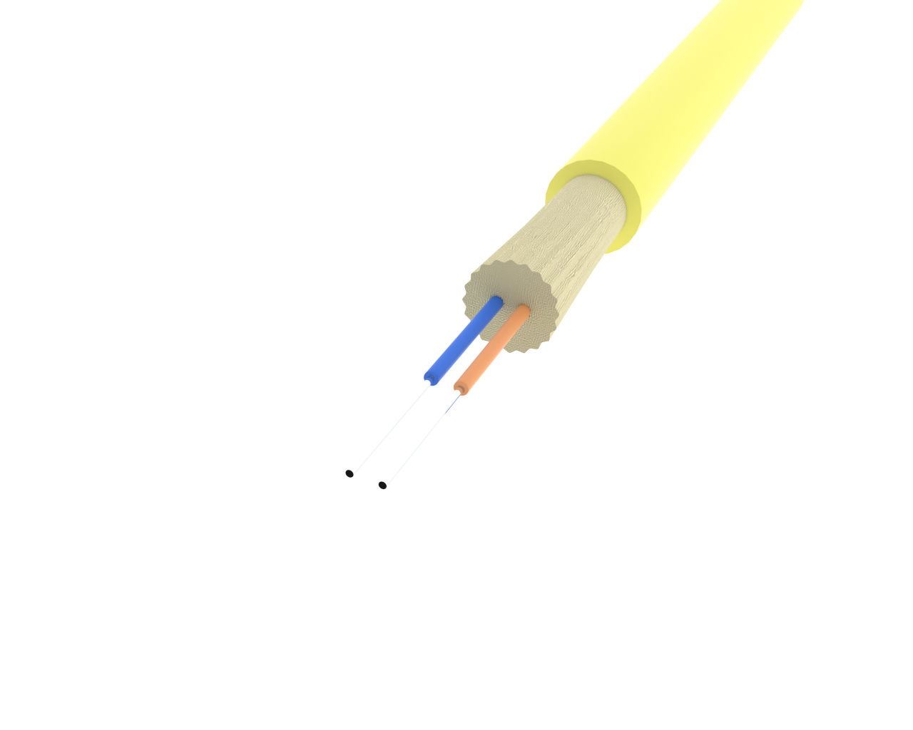 Single-Mode Single Cord Duplex Patch Cord - SN®/APC to SN®/APC