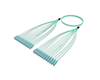 SC/UPC Micro Cable Assembly, 24-Fibre, OM4 Aqua