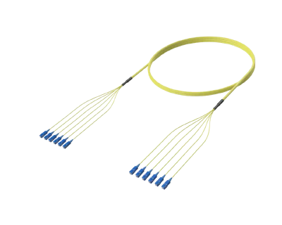 מכלול כבלי סיבים אופטיים SC/UPC-SC/UPC עם חיבורים מוקדמים, מצב יחיד G.657.A1