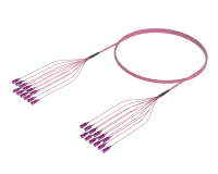 מכלול כבלי סיבים אופטיים SC/UPC-SC/UPC עם חיבורים מוקדמים, מצב יחיד G.657.A1, 12 סיבים