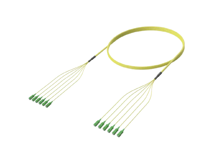 מכלול סיבים אופטיים מסופיים מראש, SCA-SCA